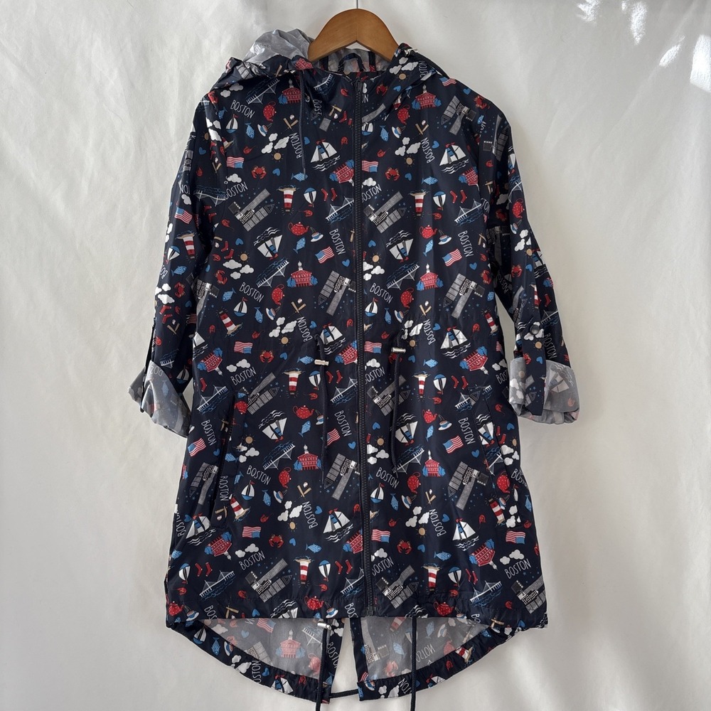 Primark Parka In A Pack Boston Travel Women's S Jacket Windbreaker Tourist Pack